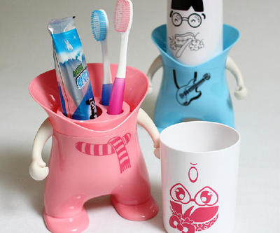 意可可牙刷架E1201 智能收納與衛浴美學的完美融合